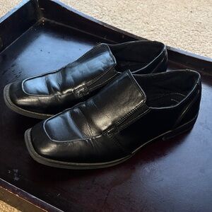Elegant Black Kids Dress Shoes